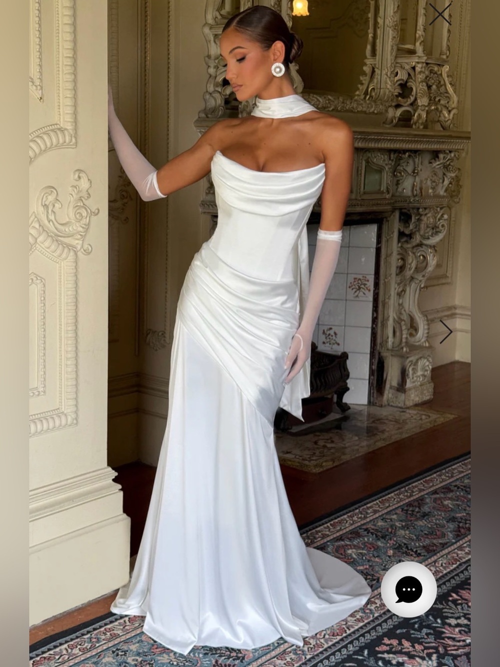 BABYBOO KENSINGTON MAXI DRESS - IVORY XS NWT - Picture 3 of 8